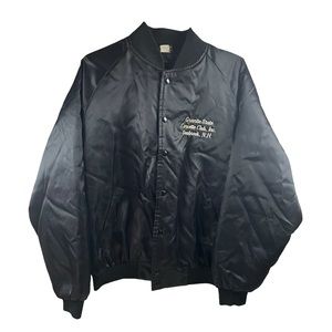 Vintage Bomber Jacket Granite State Corvette Club N.H. Size 2XL Made in USA